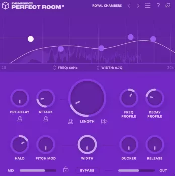 混响插件 Denise Audio Perfect Room 2 v1.0.0 REGGED WiN+MAC-BUBBiX
